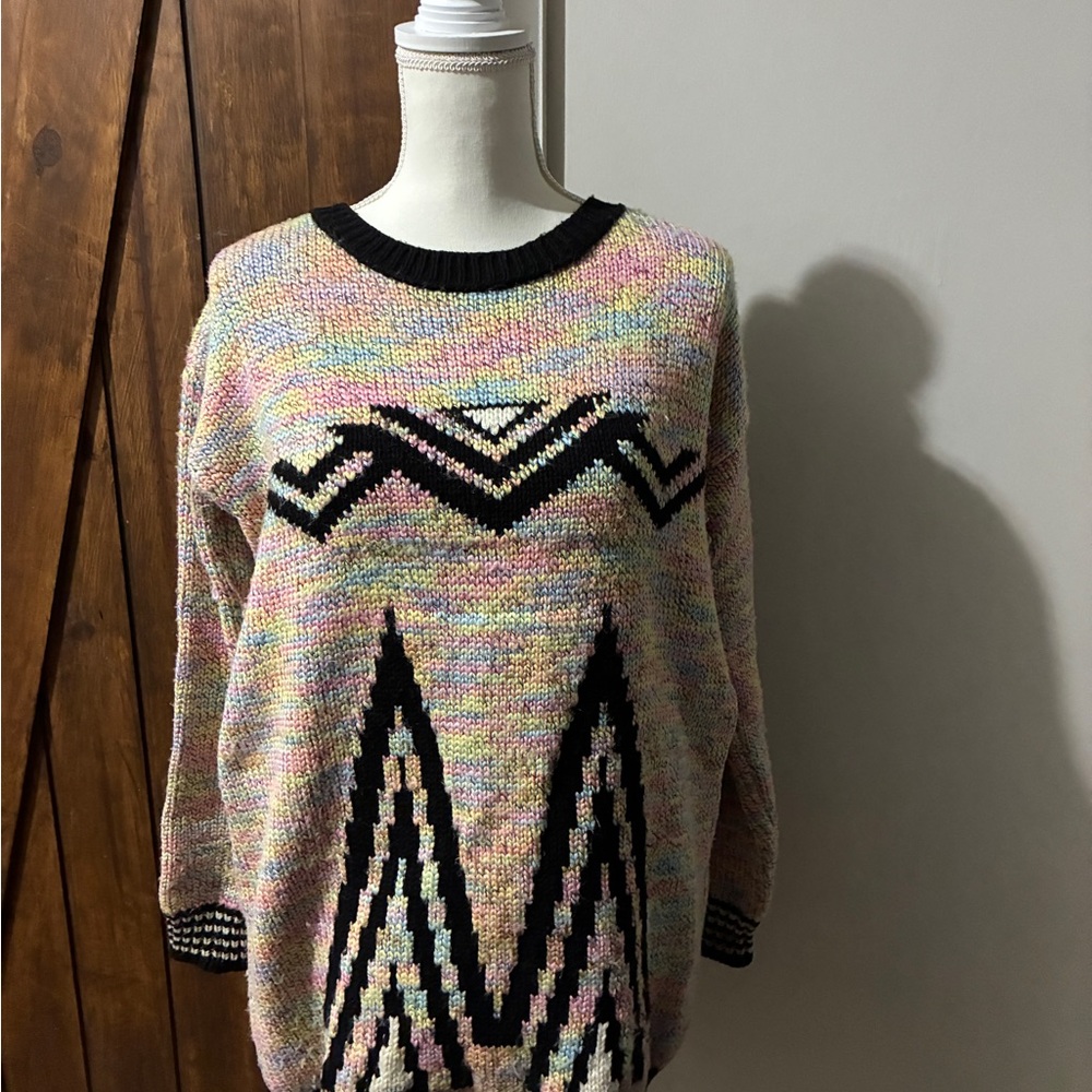 Top Shop Women’s Sweater UK 6 / US 2 / EU 34 Wool Blend - Amazing Color way
